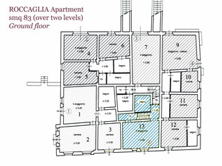 Roccaglia-Wohnung im Erdgeschoss