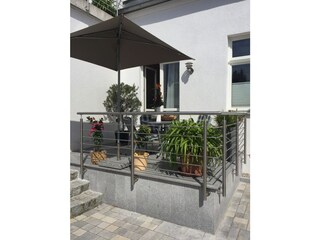 Terrasse zur Fewo Voss