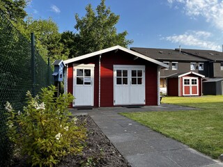 Gartenhütte mit Strom