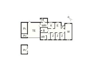 Casa per le vacanze Ejerslev Pianta del piano 22