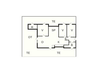 Holiday house Bratten Strand Floor Plan 5
