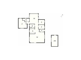 Holiday house Nørlev Strand Floor Plan 3