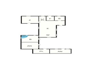 Vakantiehuis Dannemare Grondplan 2