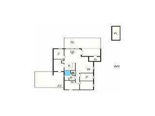 Vakantiehuis Hejlsminde Grondplan 2