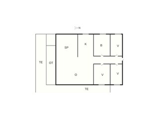 Ferienhaus Hou Grundriss 6