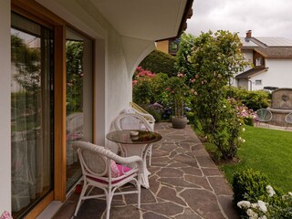 Terasse an der EG-Wohnung