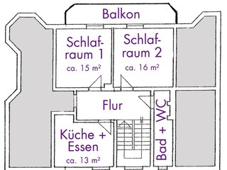 Wohnung OG Grundriss
