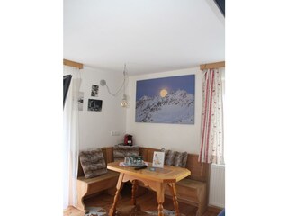 Sitzecke im Hirtenzimmer