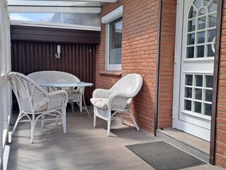 Überdachte Terrasse