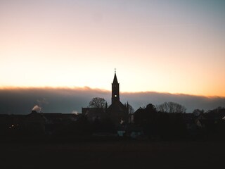 Niemegk bei Abendstimmung