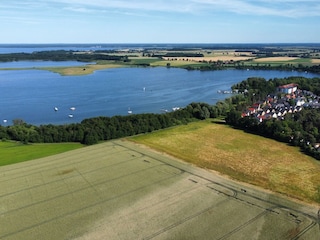 Die Müritz 400m von der Unterkunft enfernt