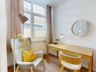 Gemütliche Ecke im Schlafzimmer
