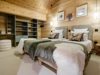 Suite "La Madeleine", alcove with 2 single beds