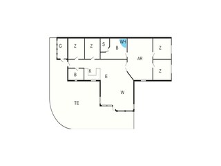 Maison de vacances Aalbæk Plan d'étage 3