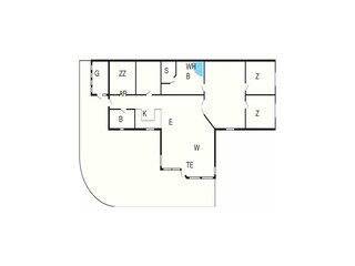 Ferienhaus Aalbæk Grundriss 3