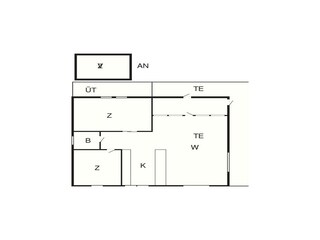 Ferienhaus Hou Grundriss 6