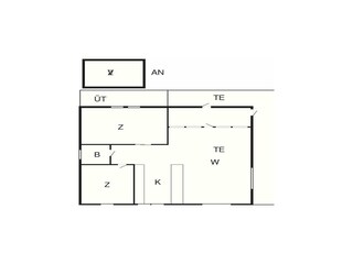Ferienhaus Hou Grundriss 7