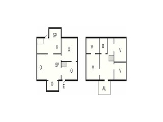 Ferienhaus Hulterstad Grundriss 13