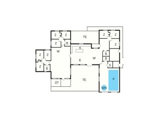 Ferienhaus Houstrup Grundriss 38