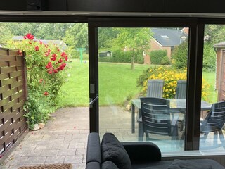 Blick zur Terrasse