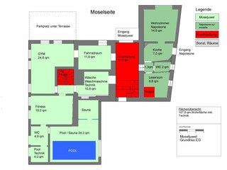 Vakantieappartement Traben-Trarbach Grondplan 38