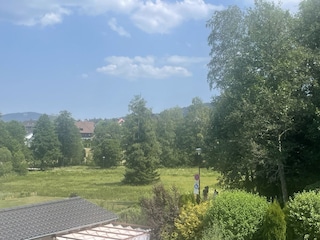 Blick in den angrenzenden Kurpark