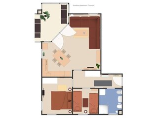 Ferienwohnung Burgtiefe Grundriss 12