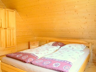 Schlafzimmer mit 1 Doppelbett