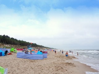 Der nächste Strand in Bobolin ist 300 m entfernt