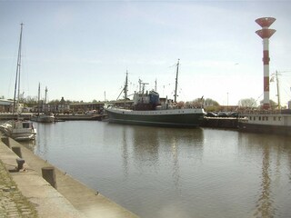 Die bekannte "Fischmeile"in Bremerhaven