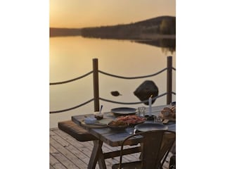 Auf der Terasse am Abend