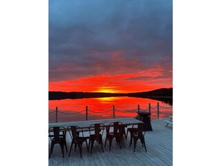 Sonnenuntergang - Saxen Lake House