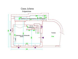 Casa per le vacanze Pontassieve Pianta del piano 42