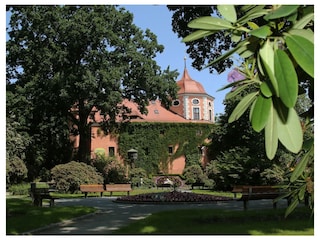 Zittau  Fleischerbastei mit Blumenuhr