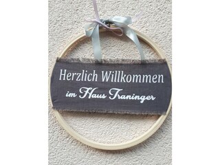 Willkommensschild