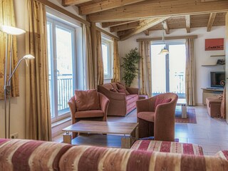 Wohnzimmer im Lodge Penthouse Panorama 360