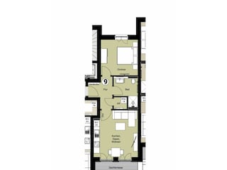 Apartamento de vacaciones Grömitz Plano de planta 9