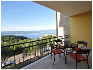 Balcony with sea view
