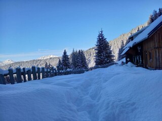 Schönwetterhütte im  Winter