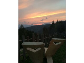 Sonnenuntergang Schönwetterhütte