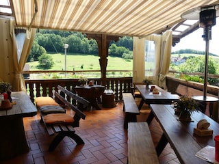 Pension Holzerstube- Terrasse Restaurant