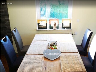 Ferienwohnung Owwe-Essbereich