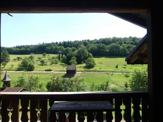 Pension Holzerstube-Aussicht vom Balkon