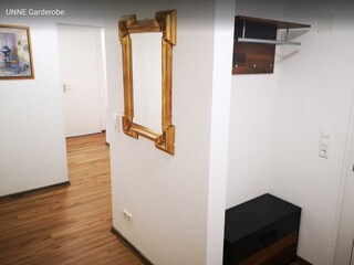 Ferienwohnung Unne-Eingang und Flur
