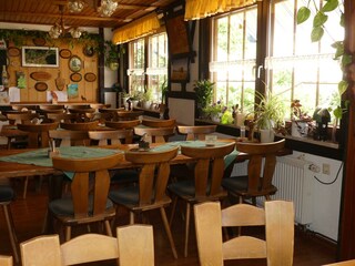 Pension Holzerstube- Gaststätte/Frühstücksraum