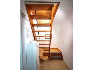 FEWO Odenwald, Marie-Aufgang zum Schlafzimmer