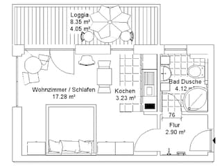 Apartment Binz Grundriss 12