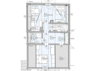 Grundrissplan Fewo 3  DG
