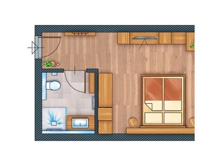 Eschenhof_Skizzen_Doppelzimmer