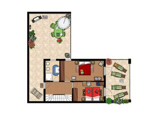 Holiday apartment Brenzone sul Garda Floor Plan 9